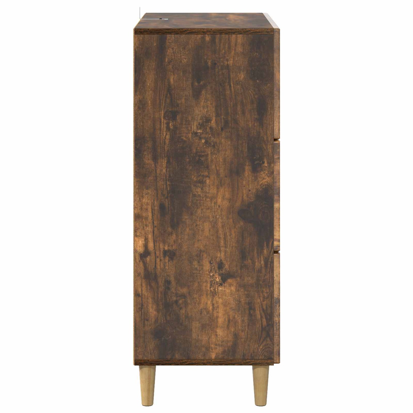 Skuffeskap Røkt Eik 66 x 34,5 x 90 cm Konstruert tre