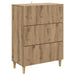 Skuffeskap Artisan eik 66 x 34,5 x 90 cm Konstruert tre