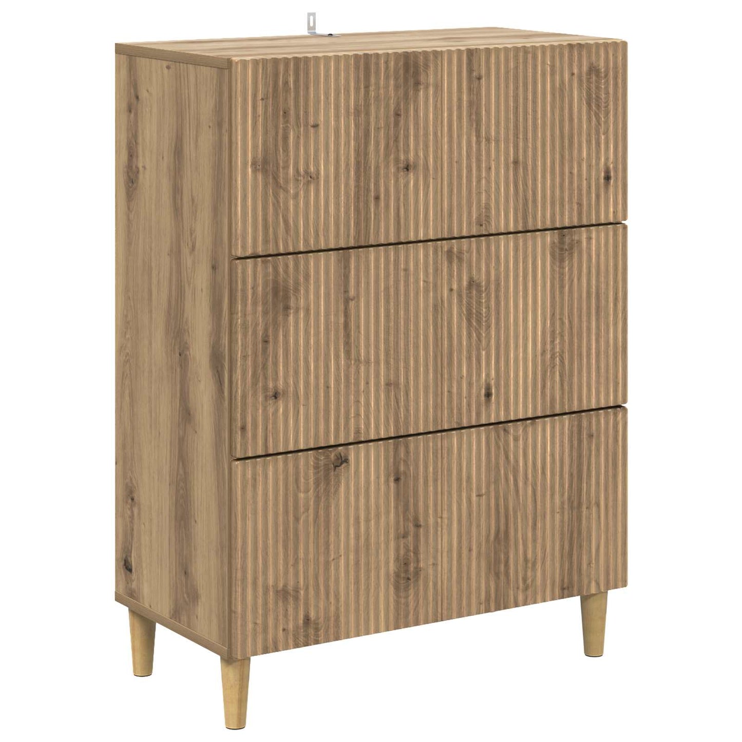 Skuffeskap Artisan eik 66 x 34,5 x 90 cm Konstruert tre