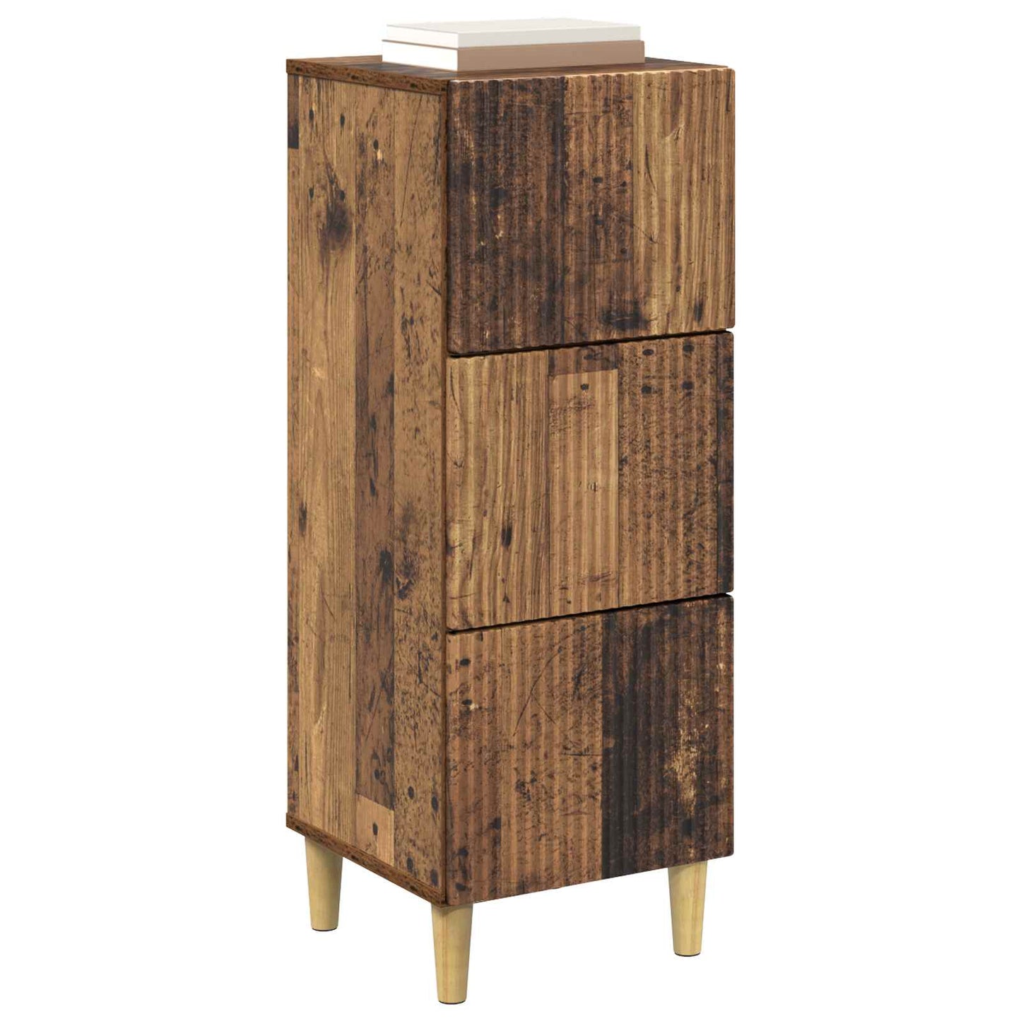 Skuffeskap Gammelt tre 33 x 34,5 x 90 cm Konstruert tre