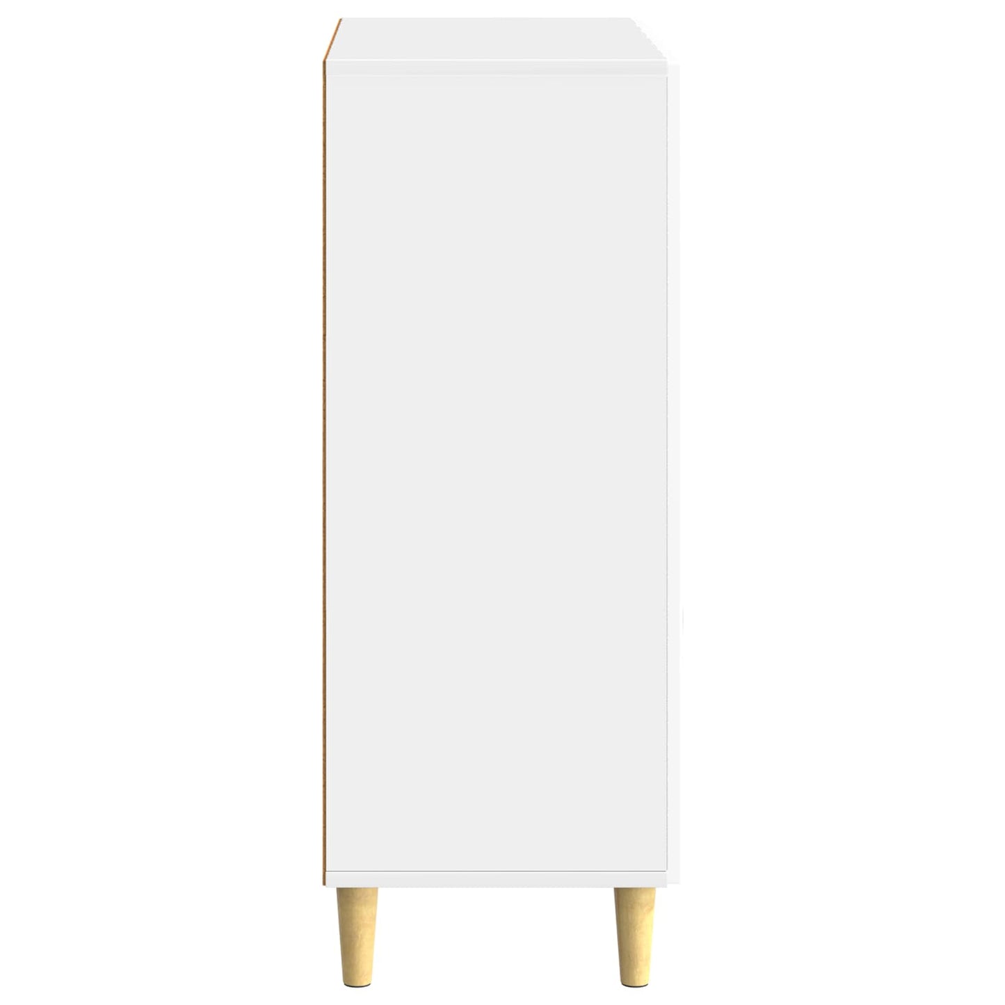 Serviesskap Høgglans hvit 66 x 34,5 x 90 cm Konstruert tre