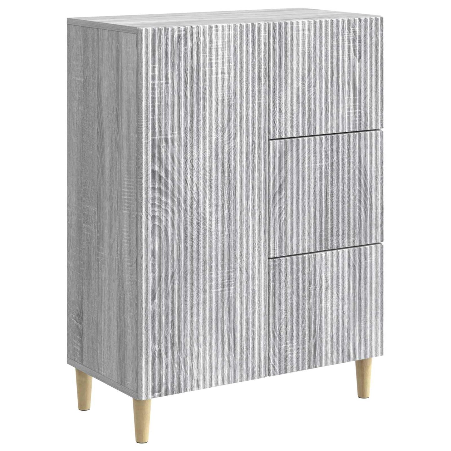 Serviesskap Grå sonoma 66 x 34,5 x 90 cm Konstruert tre