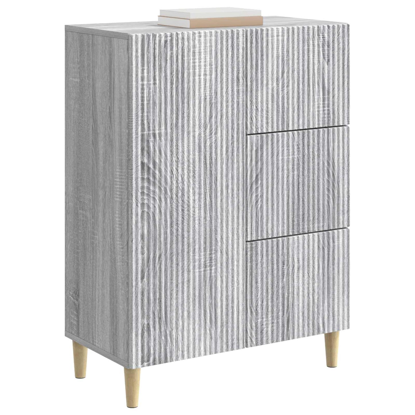 Serviesskap Grå sonoma 66 x 34,5 x 90 cm Konstruert tre