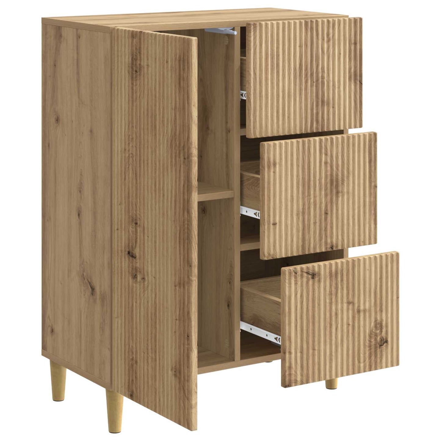 Serviesskap Artisan eik 66 x 34,5 x 90 cm Konstruert tre