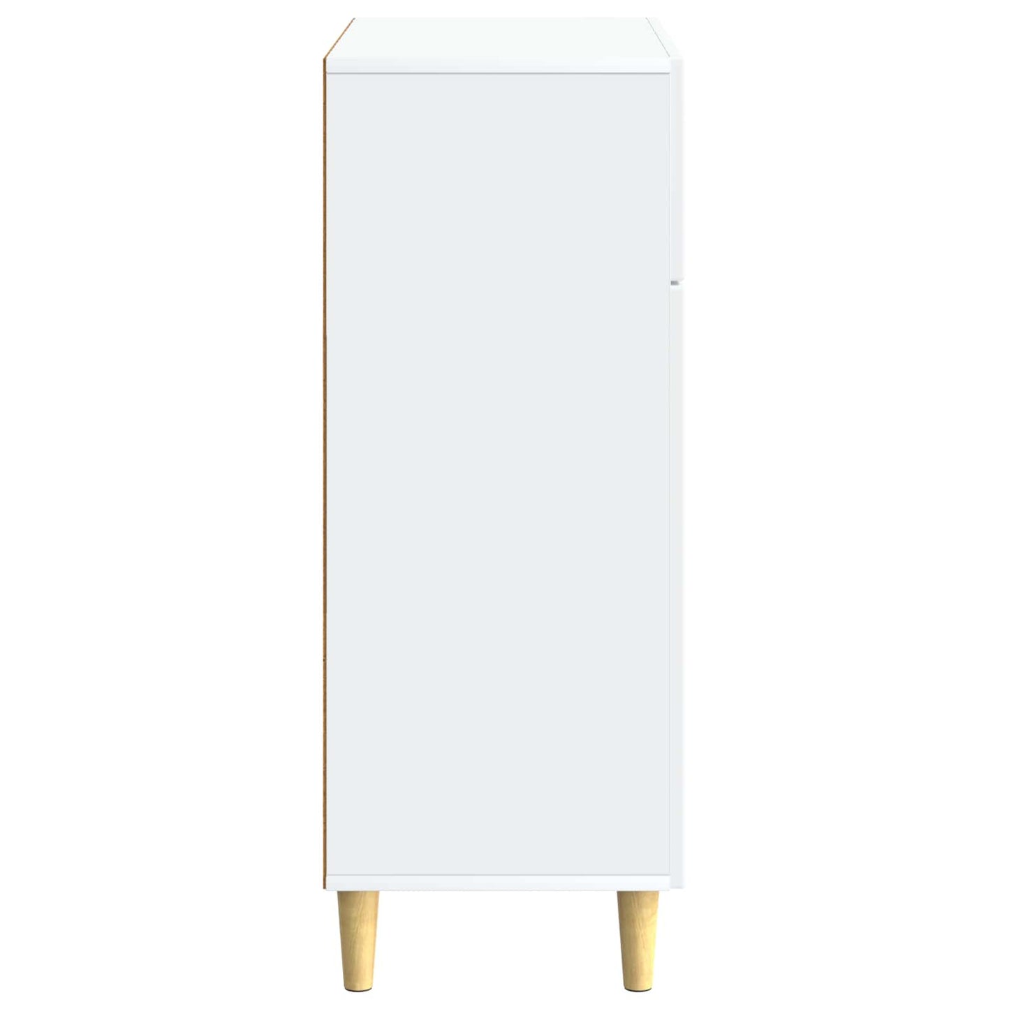 Serviesskap med skuff Hvit 66 x 34,5 x 90 cm Konstruert tre