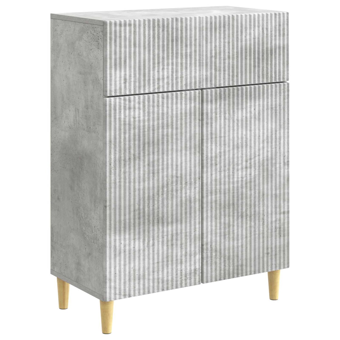 Serviesskap Betonggrå 66 x 34,5 x 90 cm Konstruert tre