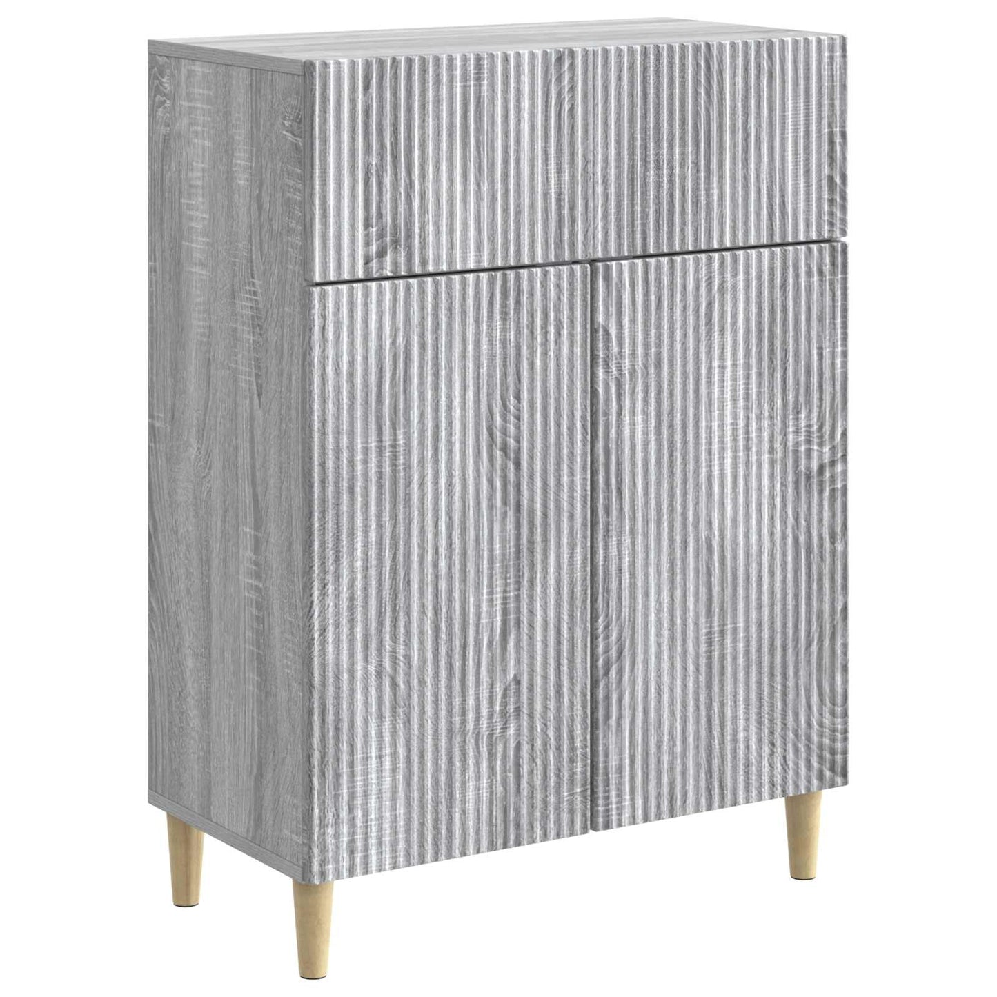 Serviesskap Grå sonoma 66 x 34,5 x 90 cm Konstruert tre
