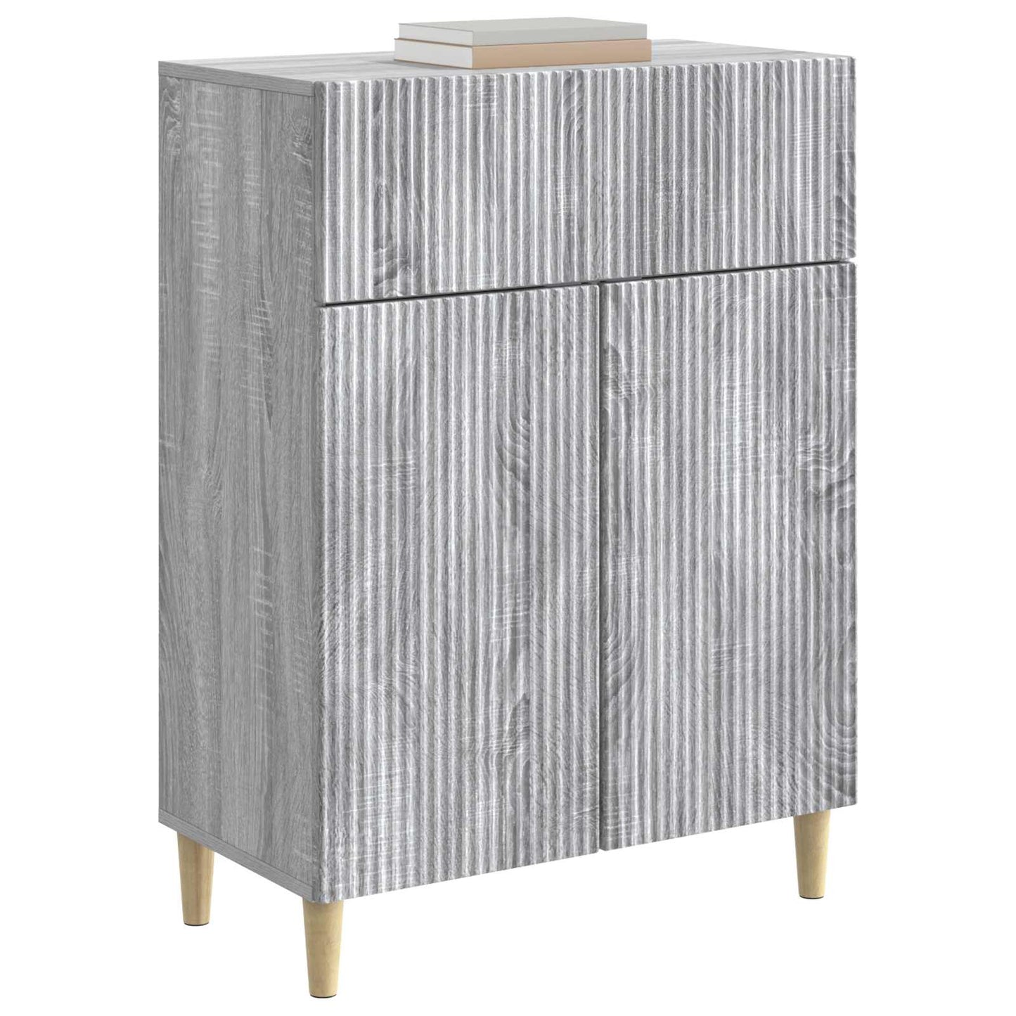 Serviesskap Grå sonoma 66 x 34,5 x 90 cm Konstruert tre