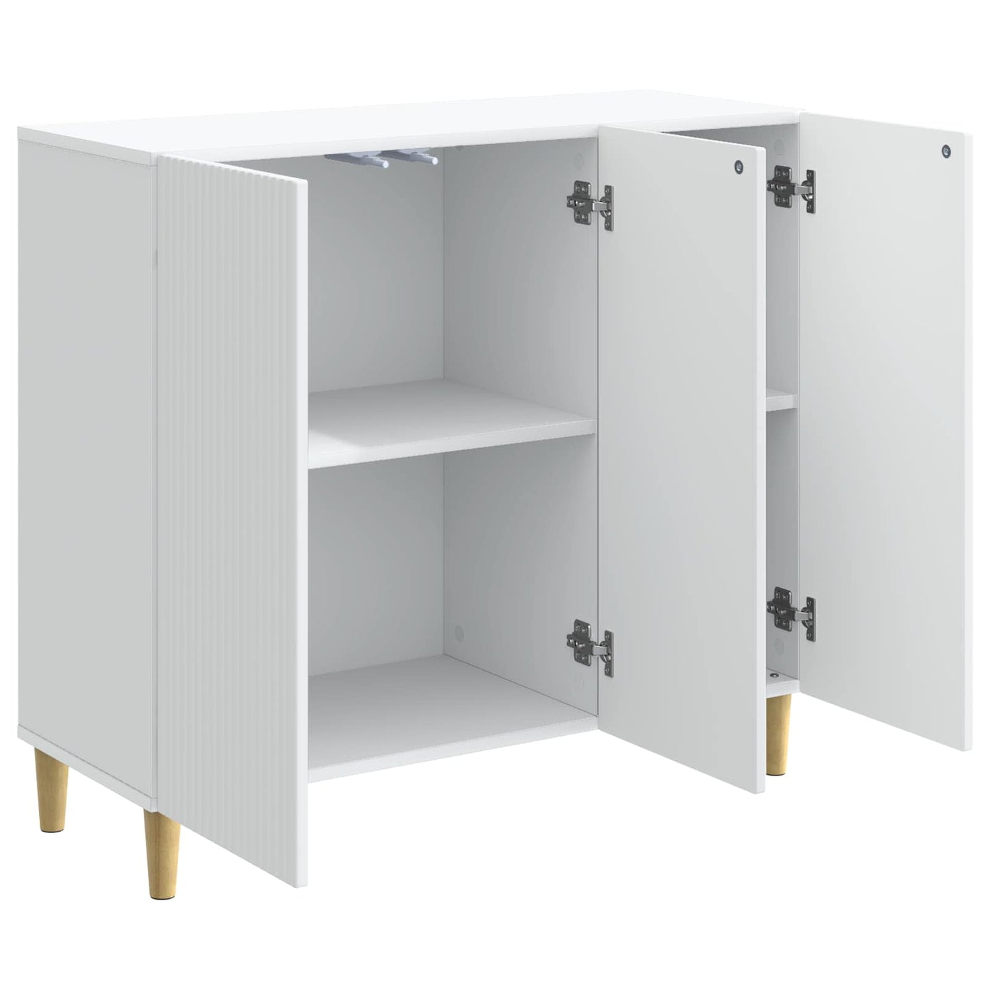 Serviesskap Hvit 89 x 34,5 x 80 cm Konstruert tre
