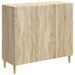 Serviesskap Sonoma eik 89 x 34,5 x 80 cm Konstruert tre