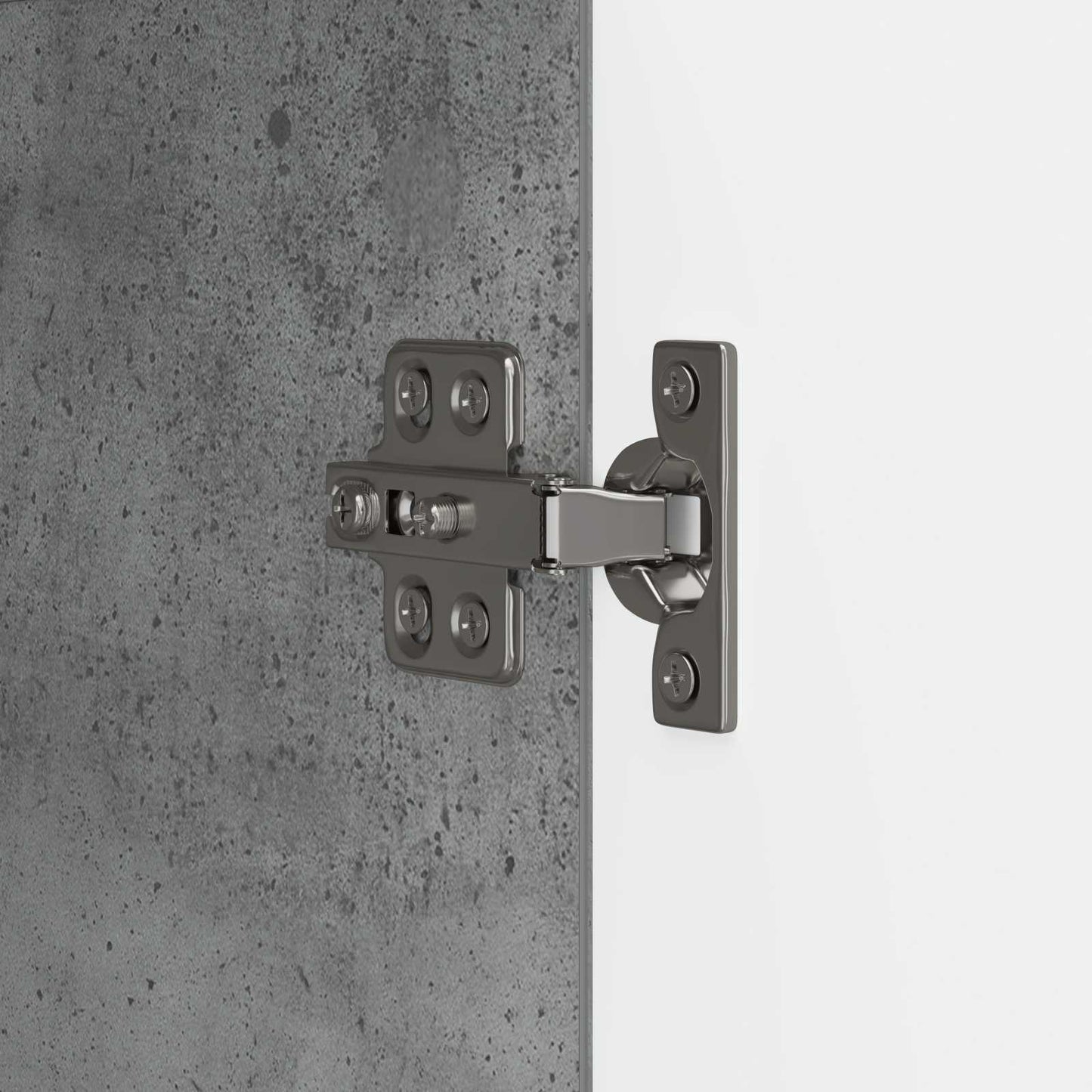 Serviesskap Betonggrå 89 x 34,5 x 80 cm Konstruert tre