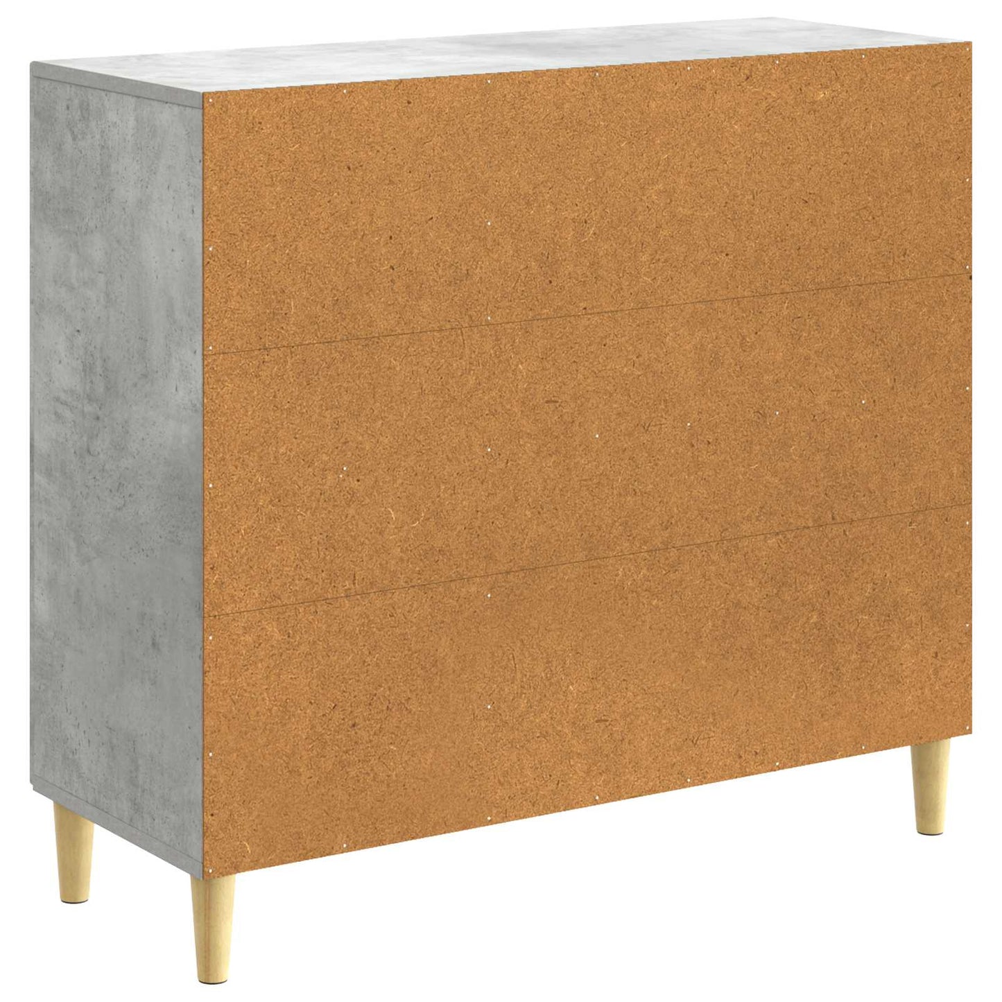 Serviesskap Betonggrå 89 x 34,5 x 80 cm Konstruert tre