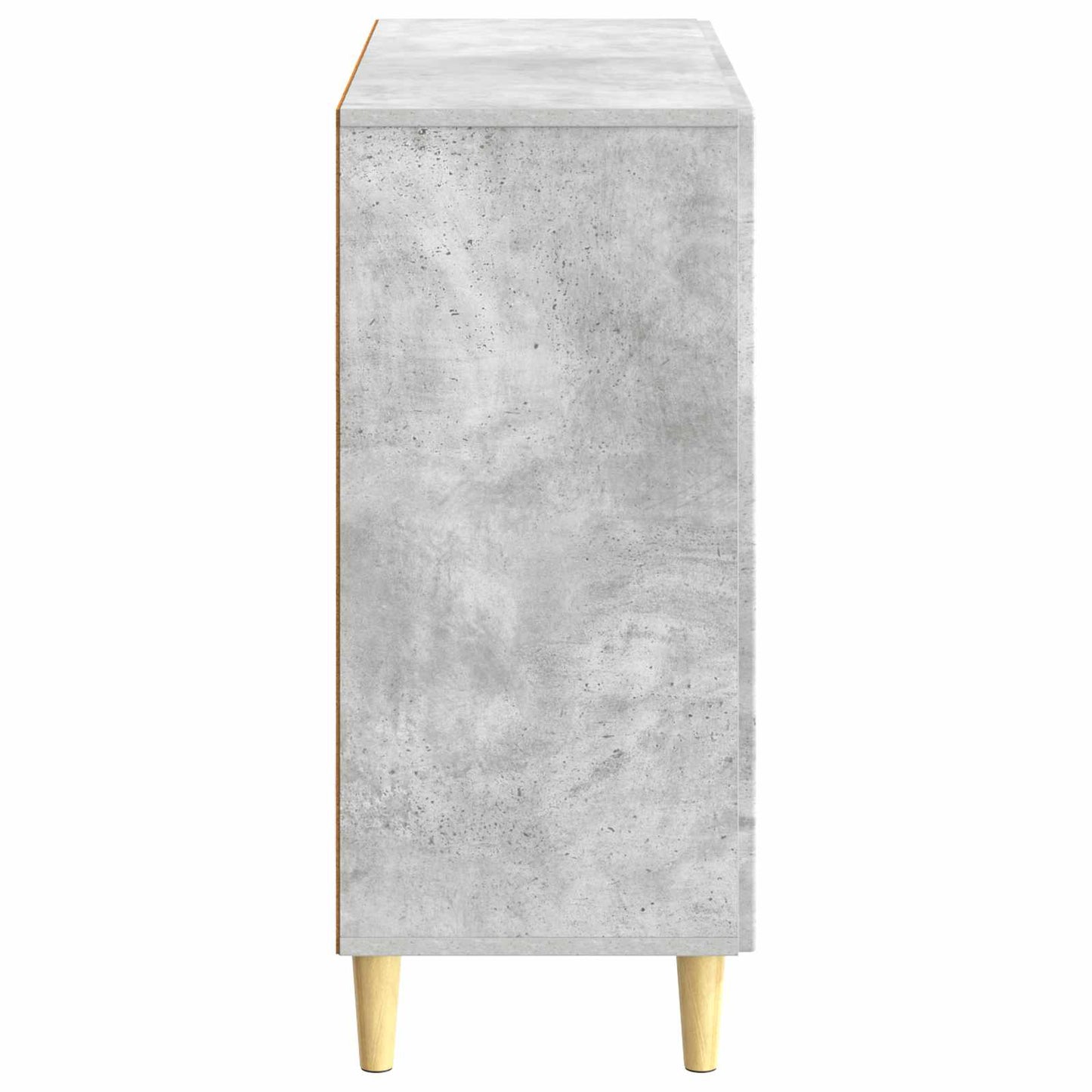Serviesskap Betonggrå 89 x 34,5 x 80 cm Konstruert tre