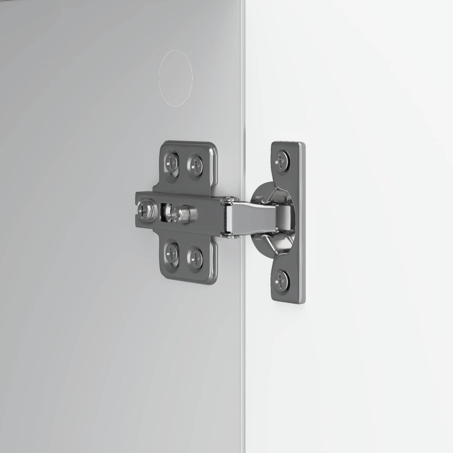 Serviesskap Høgglans hvit 89 x 34,5 x 80 cm Konstruert tre