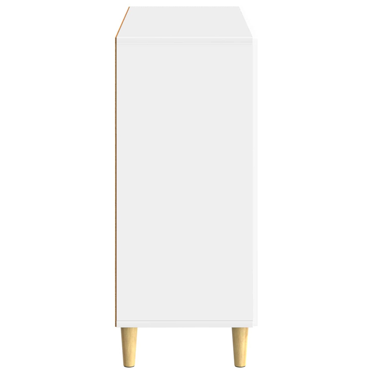 Serviesskap Høgglans hvit 89 x 34,5 x 80 cm Konstruert tre