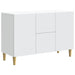 Serviesskap med skuff Hvit 89 x 34,5 x 60 cm Konstruert tre