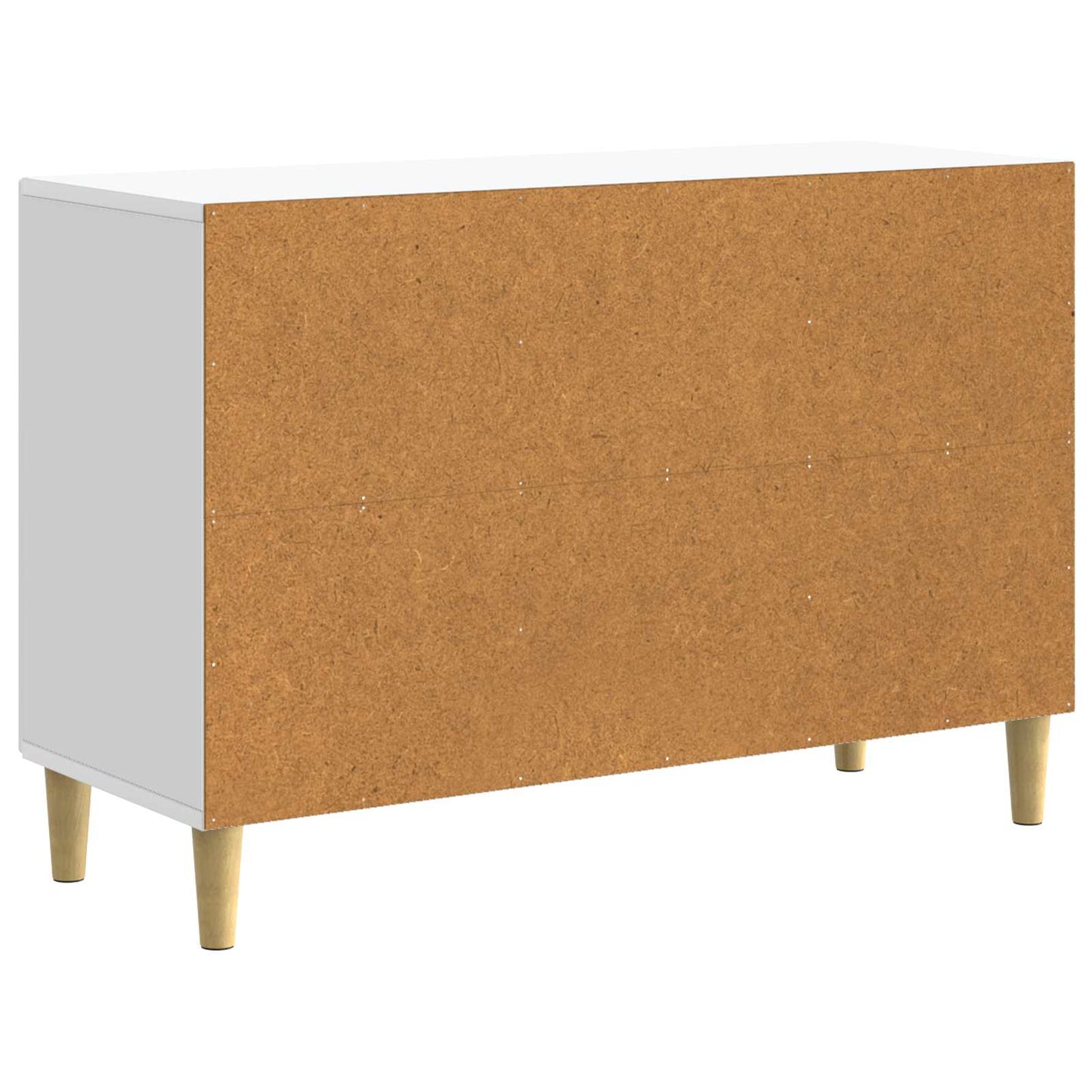 Serviesskap med skuff Hvit 89 x 34,5 x 60 cm Konstruert tre