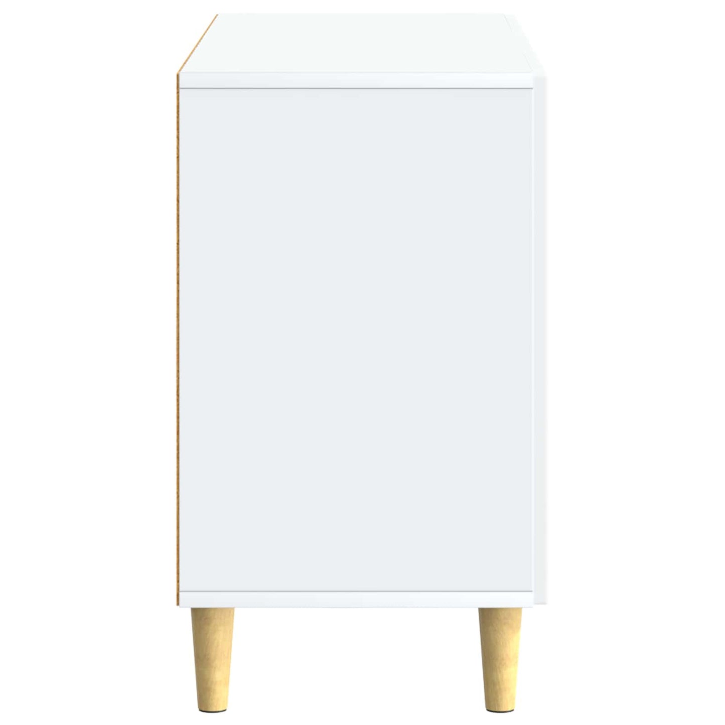 Serviesskap med skuff Hvit 89 x 34,5 x 60 cm Konstruert tre