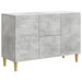 Serviesskap Betonggrå 89 x 34,5 x 60 cm Konstruert tre