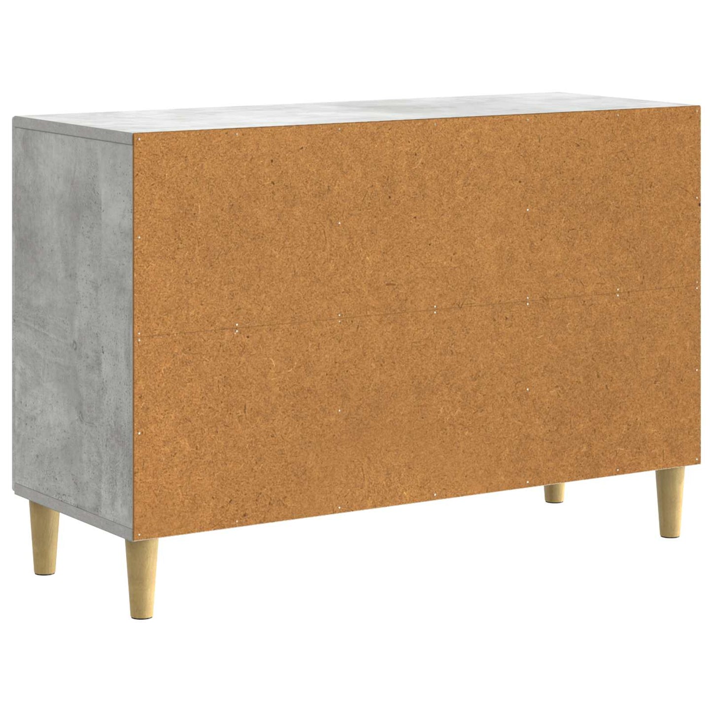 Serviesskap Betonggrå 89 x 34,5 x 60 cm Konstruert tre