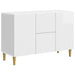 Serviesskap Høgglans hvit 89 x 34,5 x 60 cm Konstruert tre