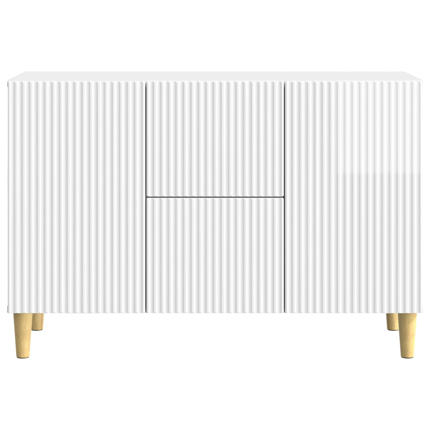 Serviesskap Høgglans hvit 89 x 34,5 x 60 cm Konstruert tre