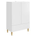 Serviesskap med skuff Hvit 66 x 34,5 x 95 cm Konstruert tre