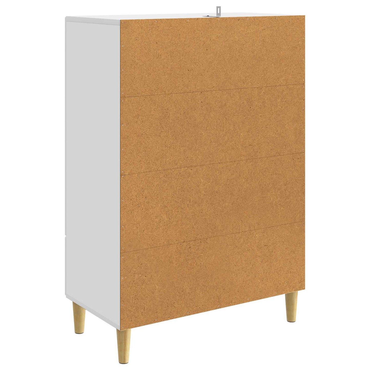 Serviesskap med skuff Hvit 66 x 34,5 x 95 cm Konstruert tre