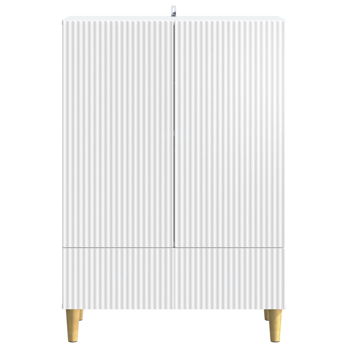 Serviesskap med skuff Hvit 66 x 34,5 x 95 cm Konstruert tre