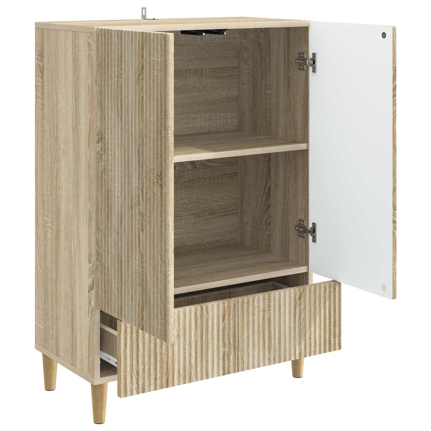 Serviesskap Sonoma eik 66 x 34,5 x 95 cm Konstruert tre