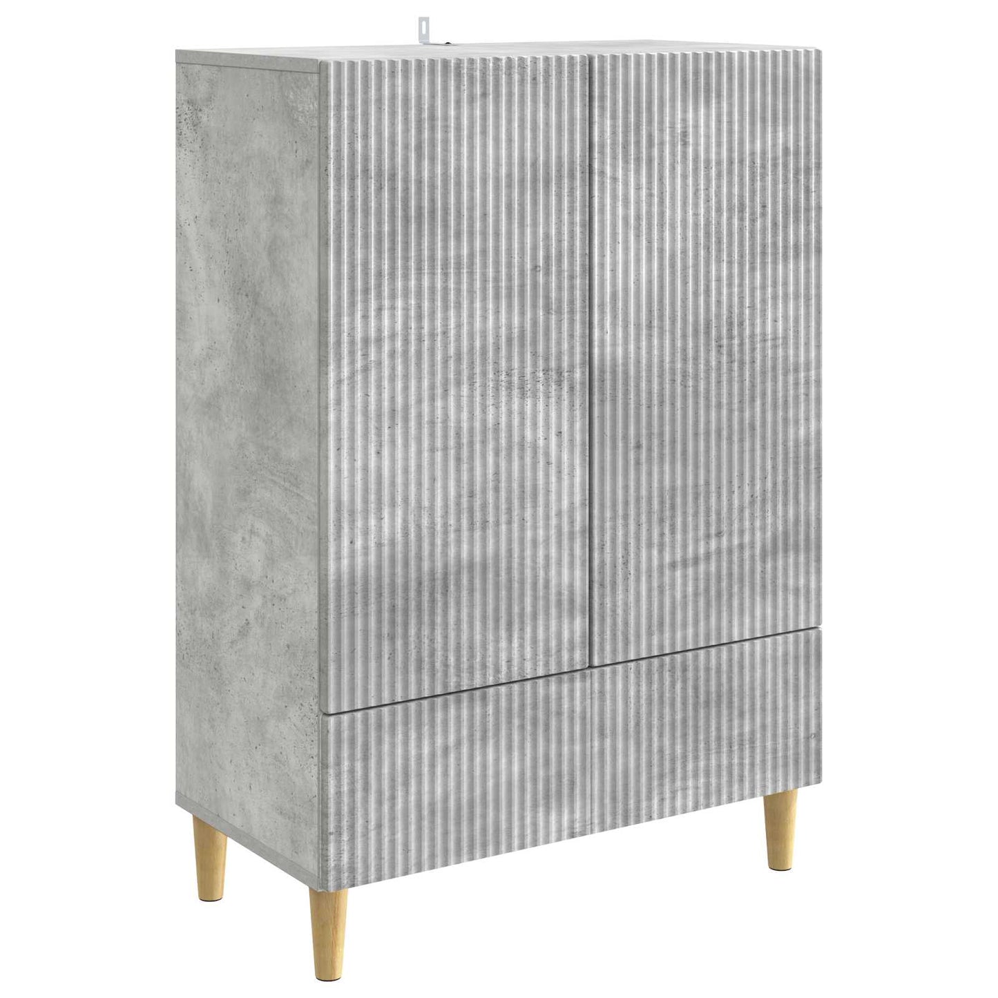 Serviesskap Betonggrå 66 x 34,5 x 95 cm Konstruert tre
