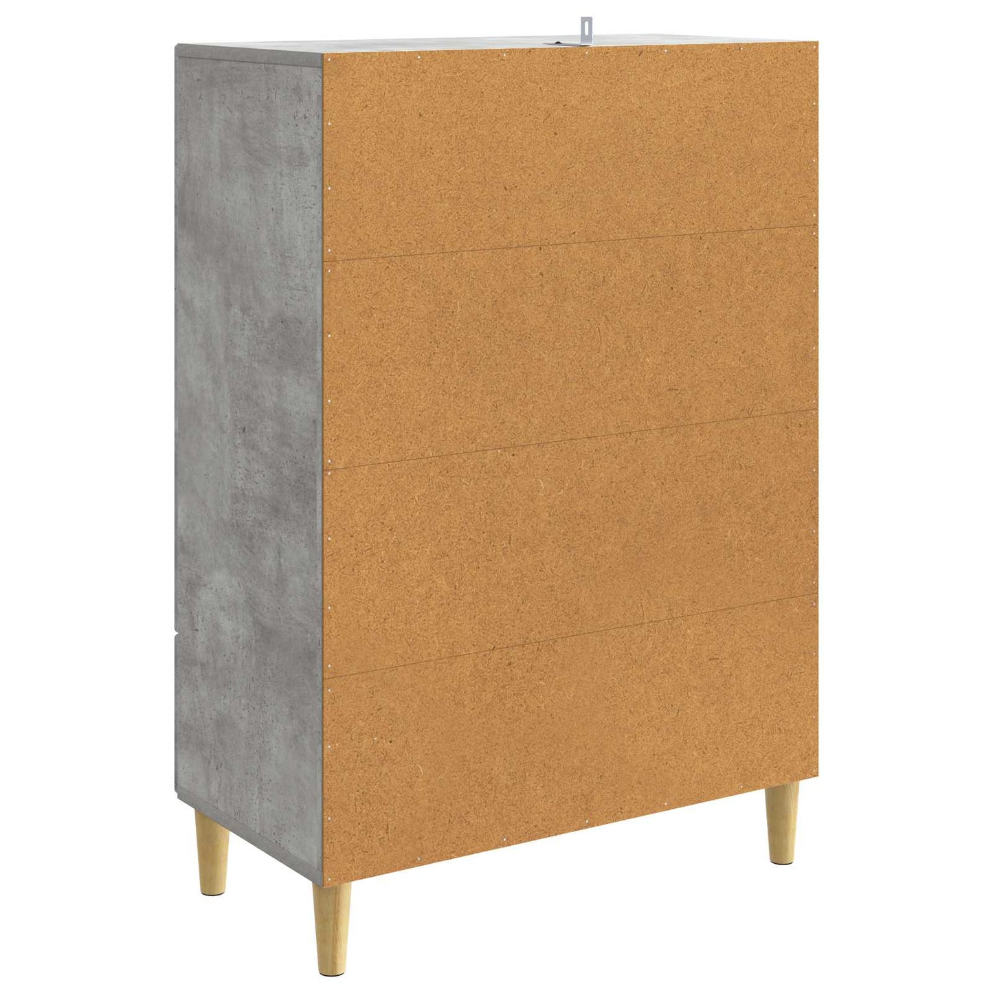 Serviesskap Betonggrå 66 x 34,5 x 95 cm Konstruert tre