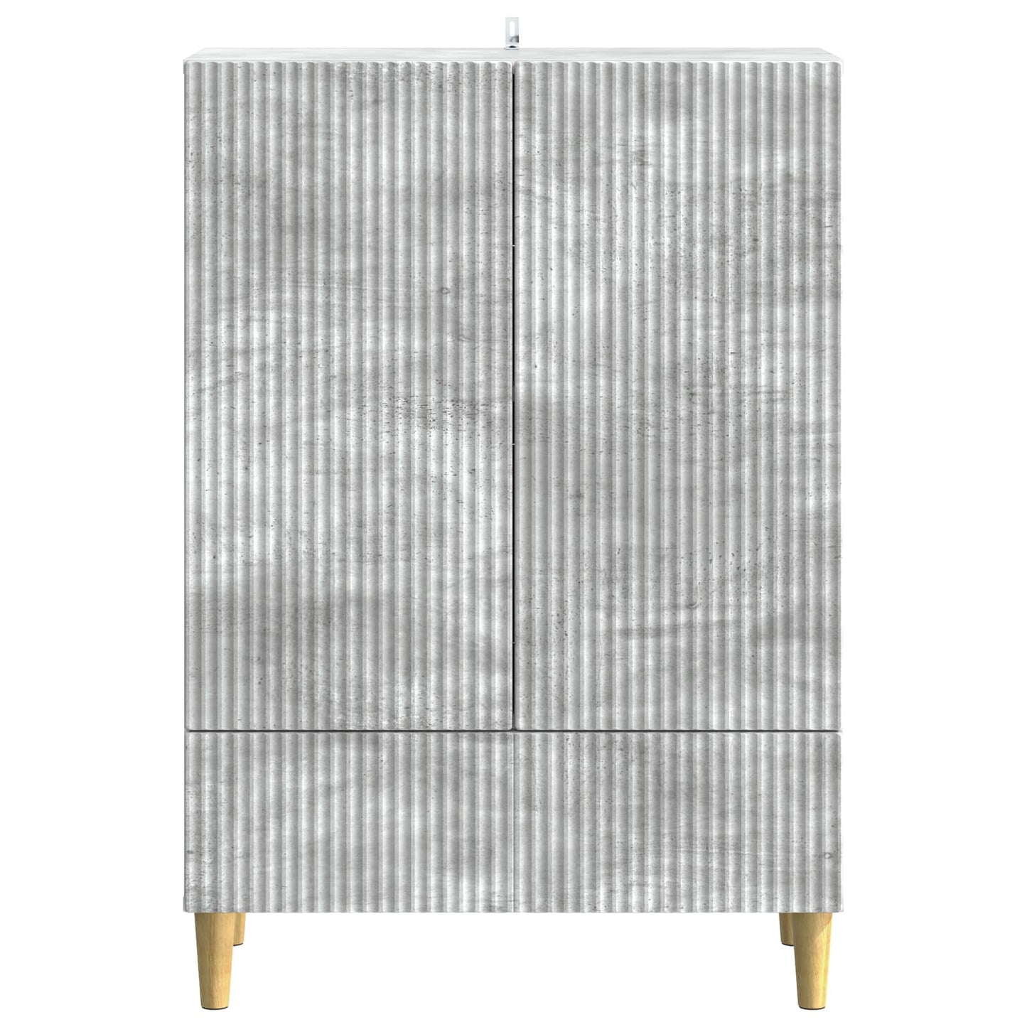 Serviesskap Betonggrå 66 x 34,5 x 95 cm Konstruert tre