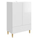 Serviesskap Høgglans hvit 66 x 34,5 x 95 cm Konstruert tre