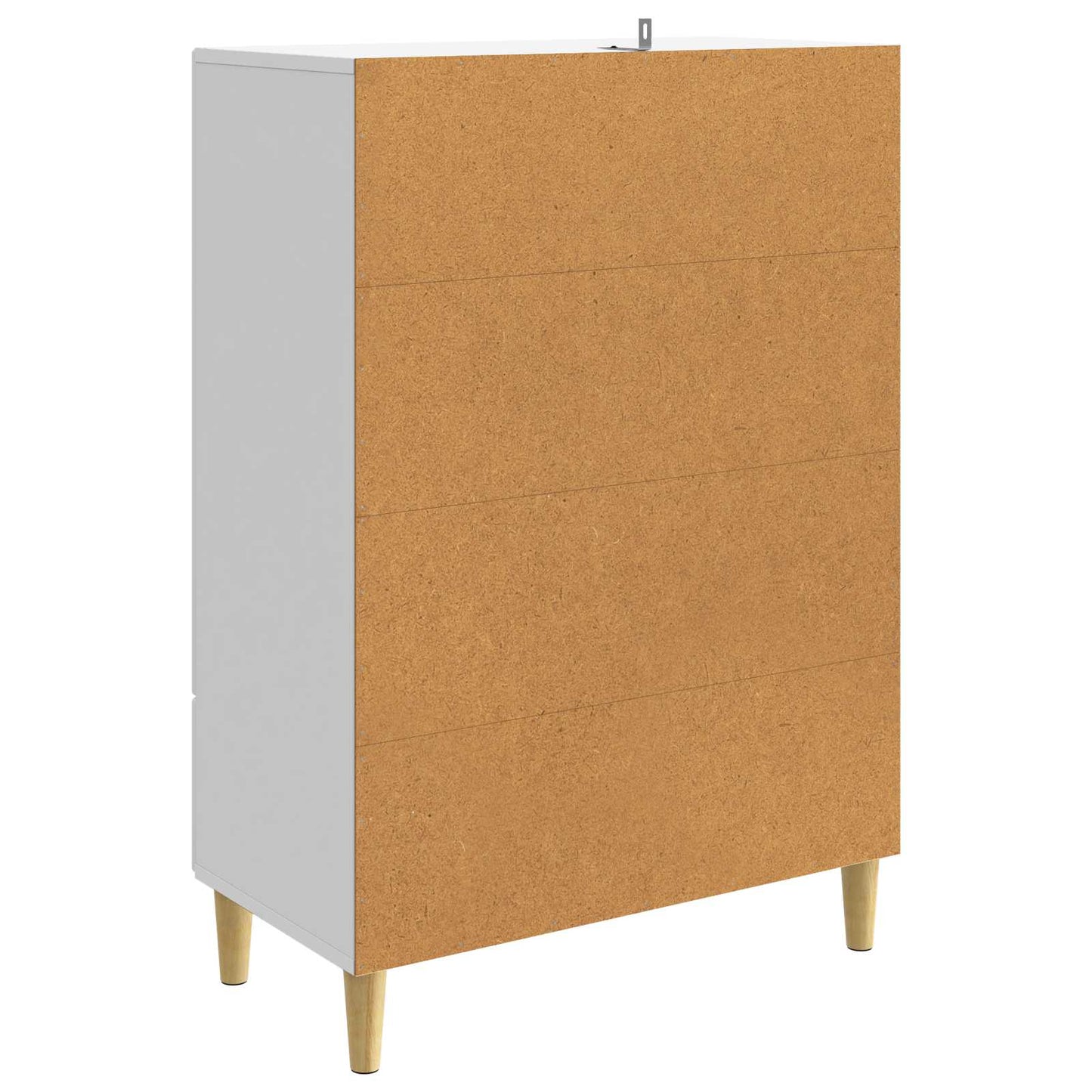 Serviesskap Høgglans hvit 66 x 34,5 x 95 cm Konstruert tre