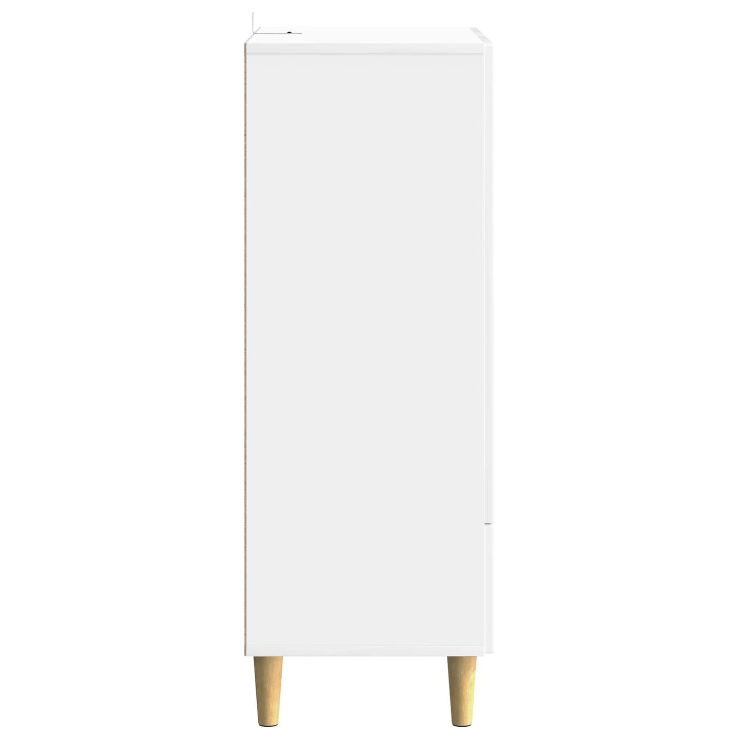 Serviesskap Høgglans hvit 66 x 34,5 x 95 cm Konstruert tre