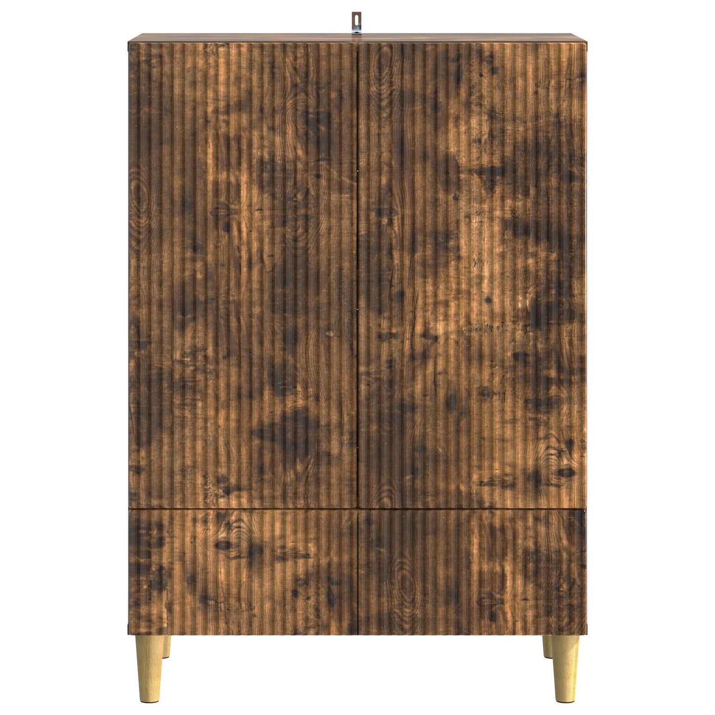 Serviesskap med skuff Røkt Eik 66 x 34,5 x 95 cm Konstruert tre