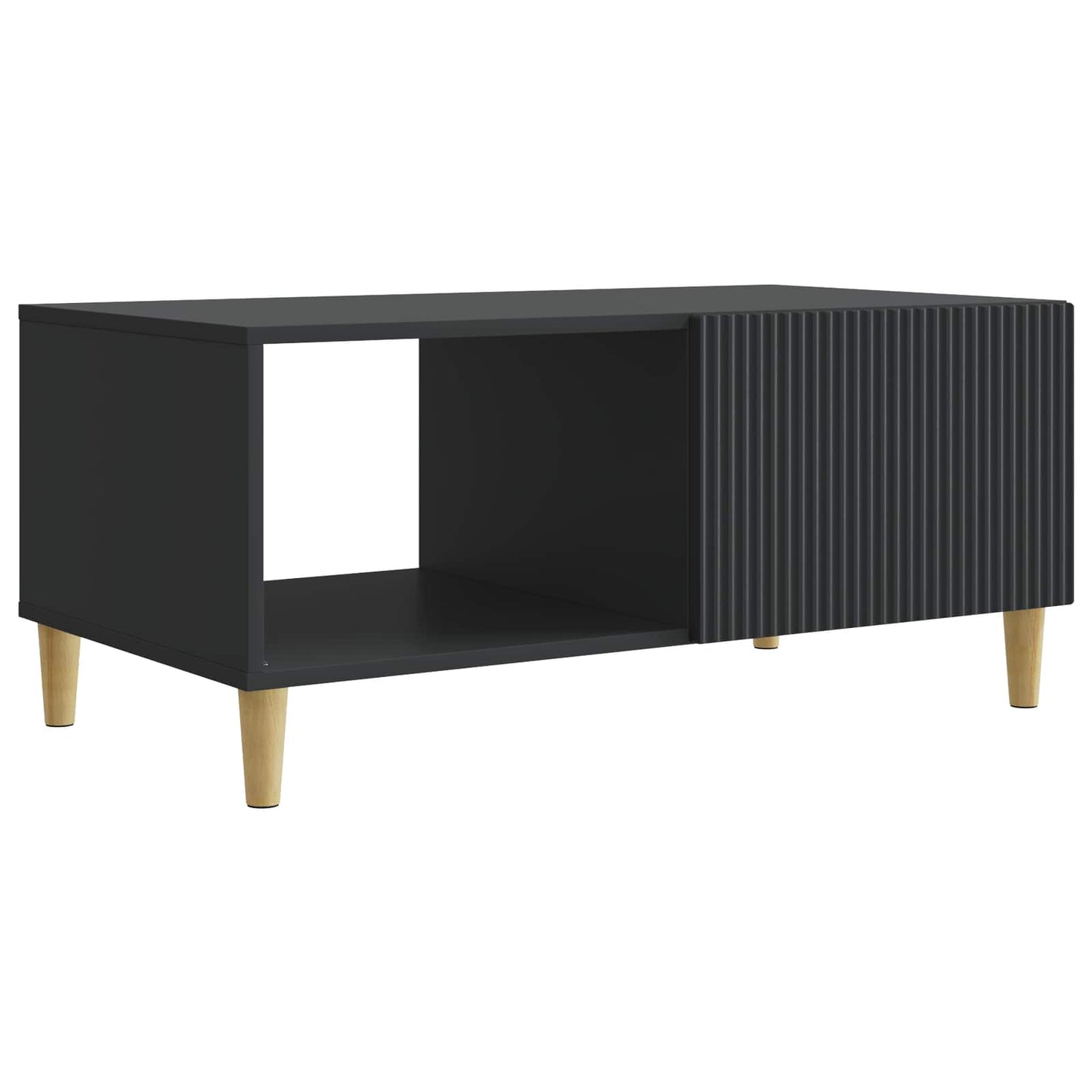 Kaffebord Svart 90 x 50 x 40 cm Konstruert tre