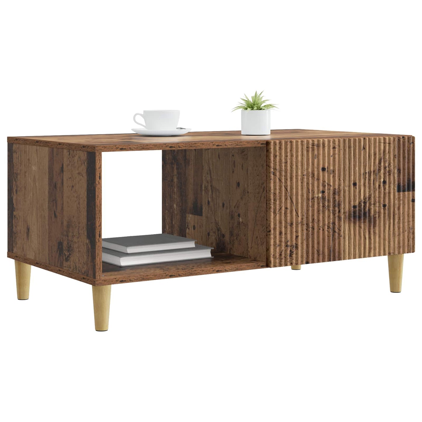 Kaffebord Gammelt tre 90 x 50 x 40 cm Konstruert tre