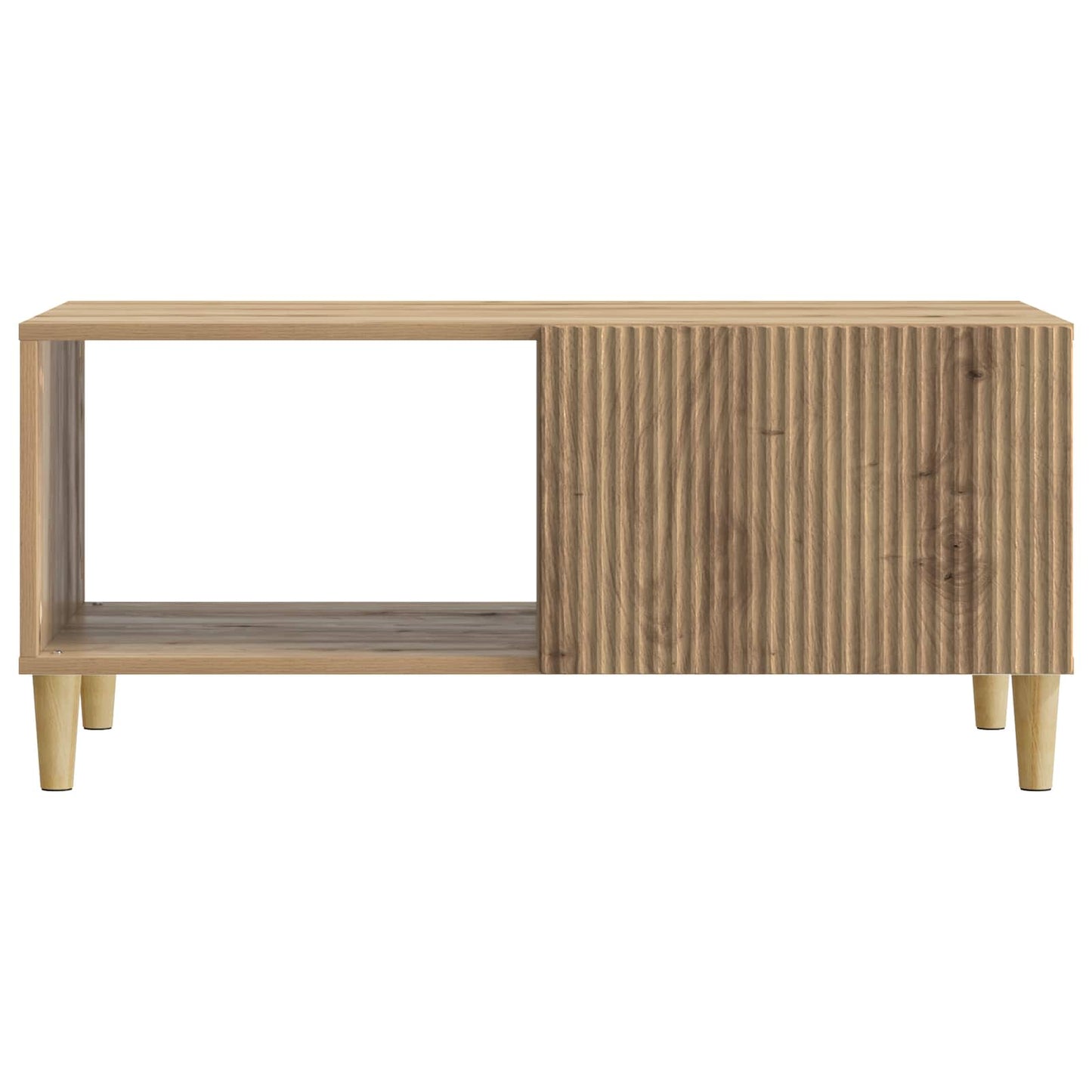Kaffebord Artisan eik 90 x 50 x 40 cm Konstruert tre