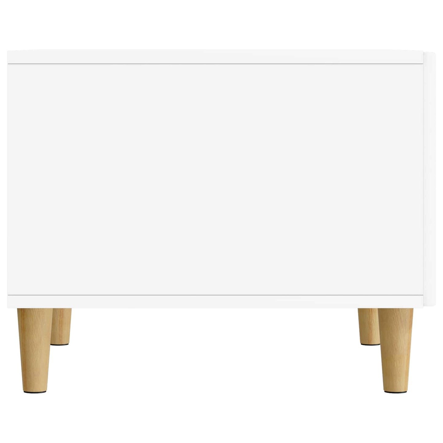 Kaffebord med skuff Hvit 49 x 50 x 40 cm Konstruert tre