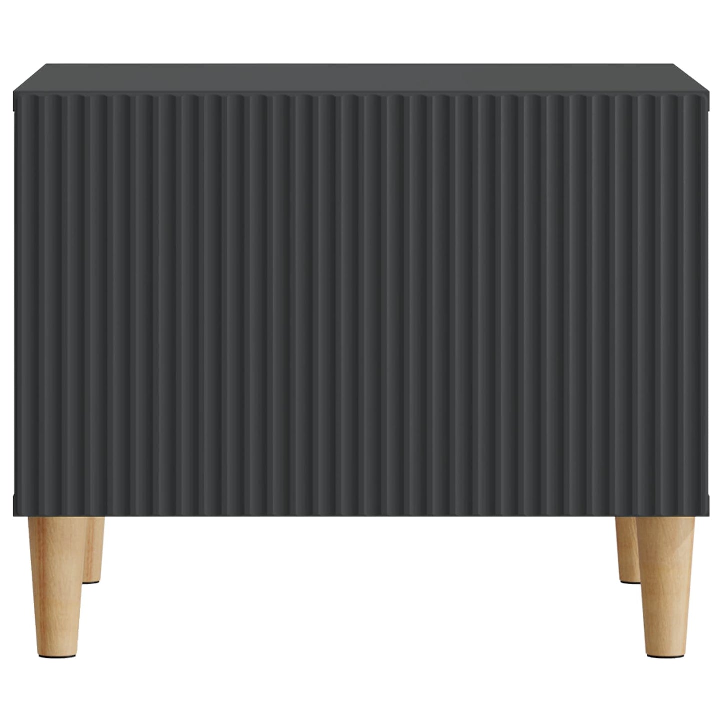 Kaffebord med skuff Svart 49 x 50 x 40 cm Konstruert tre