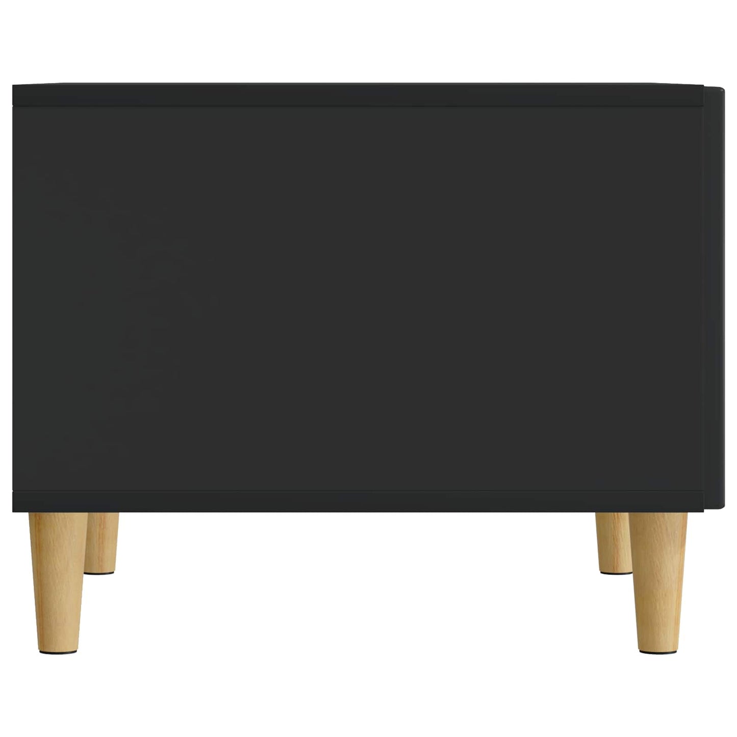Kaffebord med skuff Svart 49 x 50 x 40 cm Konstruert tre