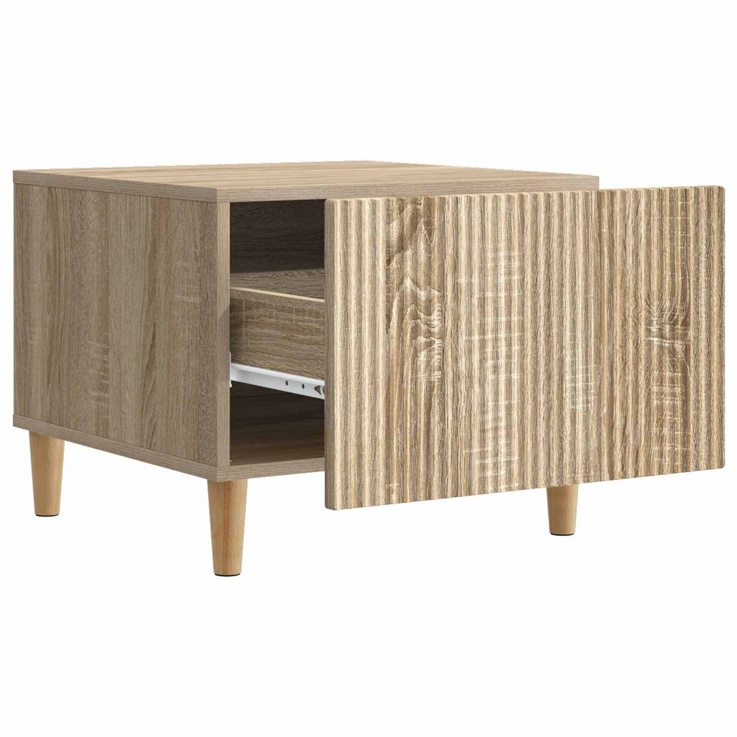 Kaffebord med skuff Sonoma eik 49 x 50 x 40 cm Konstruert tre