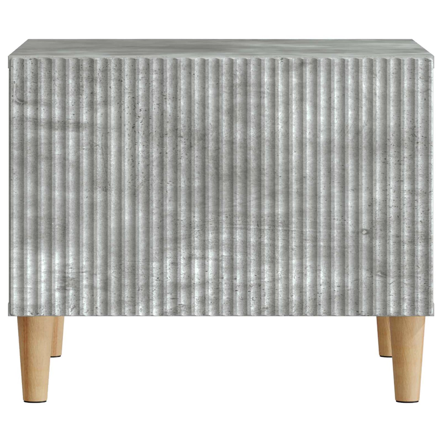Kaffebord med skuff Betonggrå 49 x 50 x 40 cm Konstruert tre