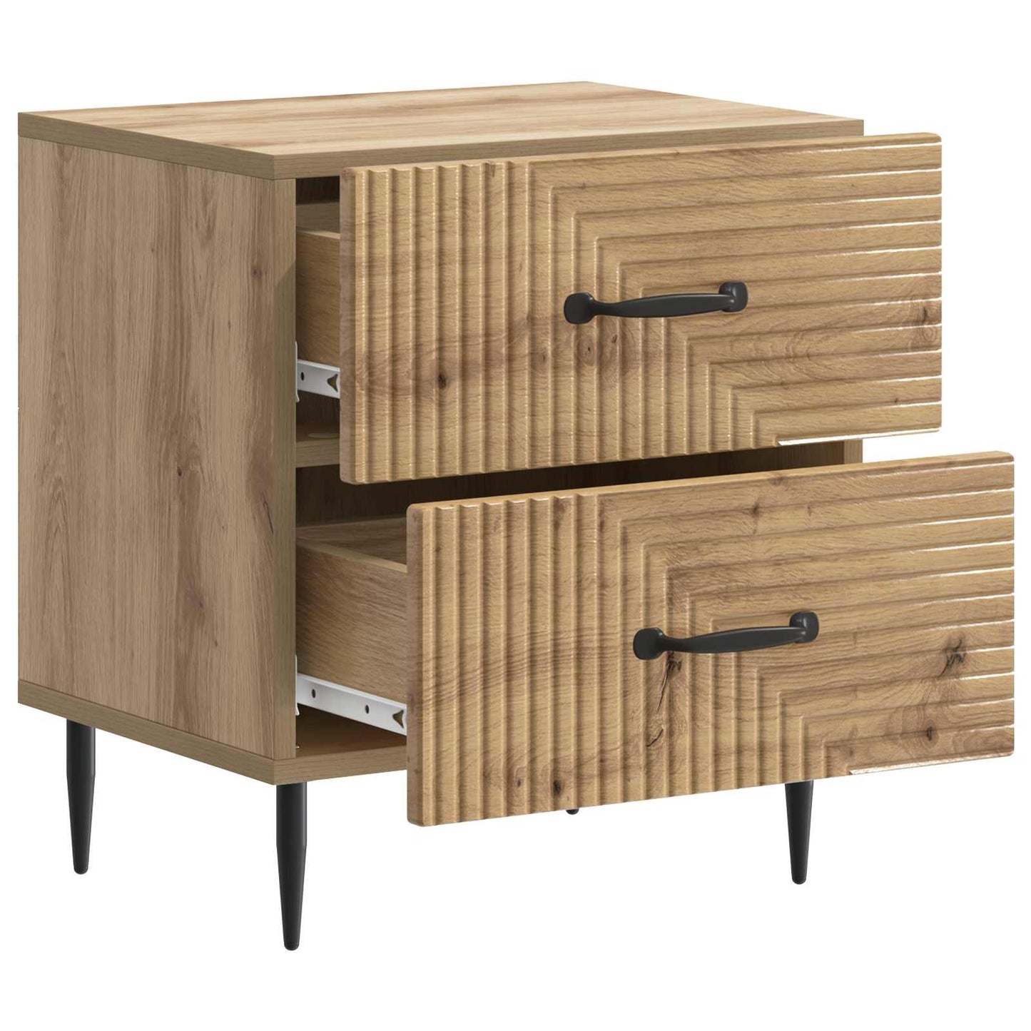 Nattbordskap Artisan eik 43 x 34,5 x 47,5 cm Konstruert tre