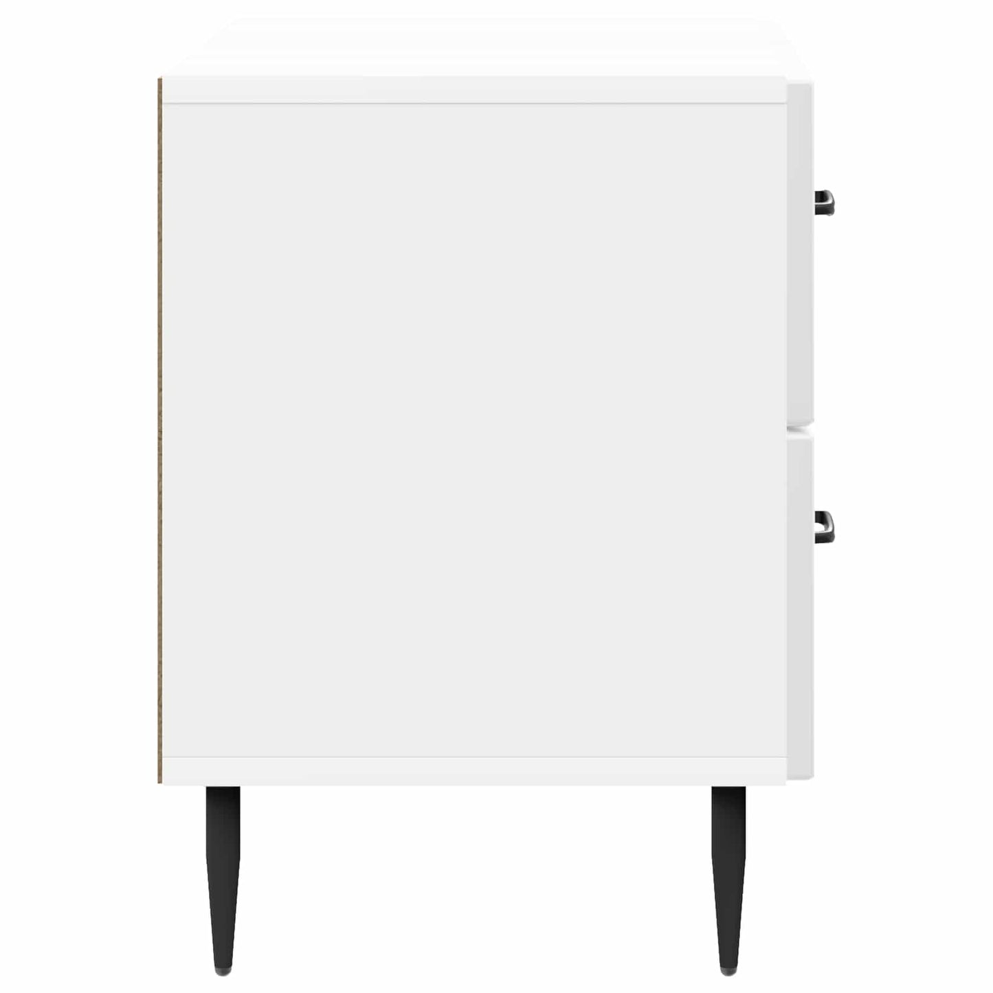Nattbordskap Høgglans hvit 62 x 34,5 x 47,5 cm Konstruert tre