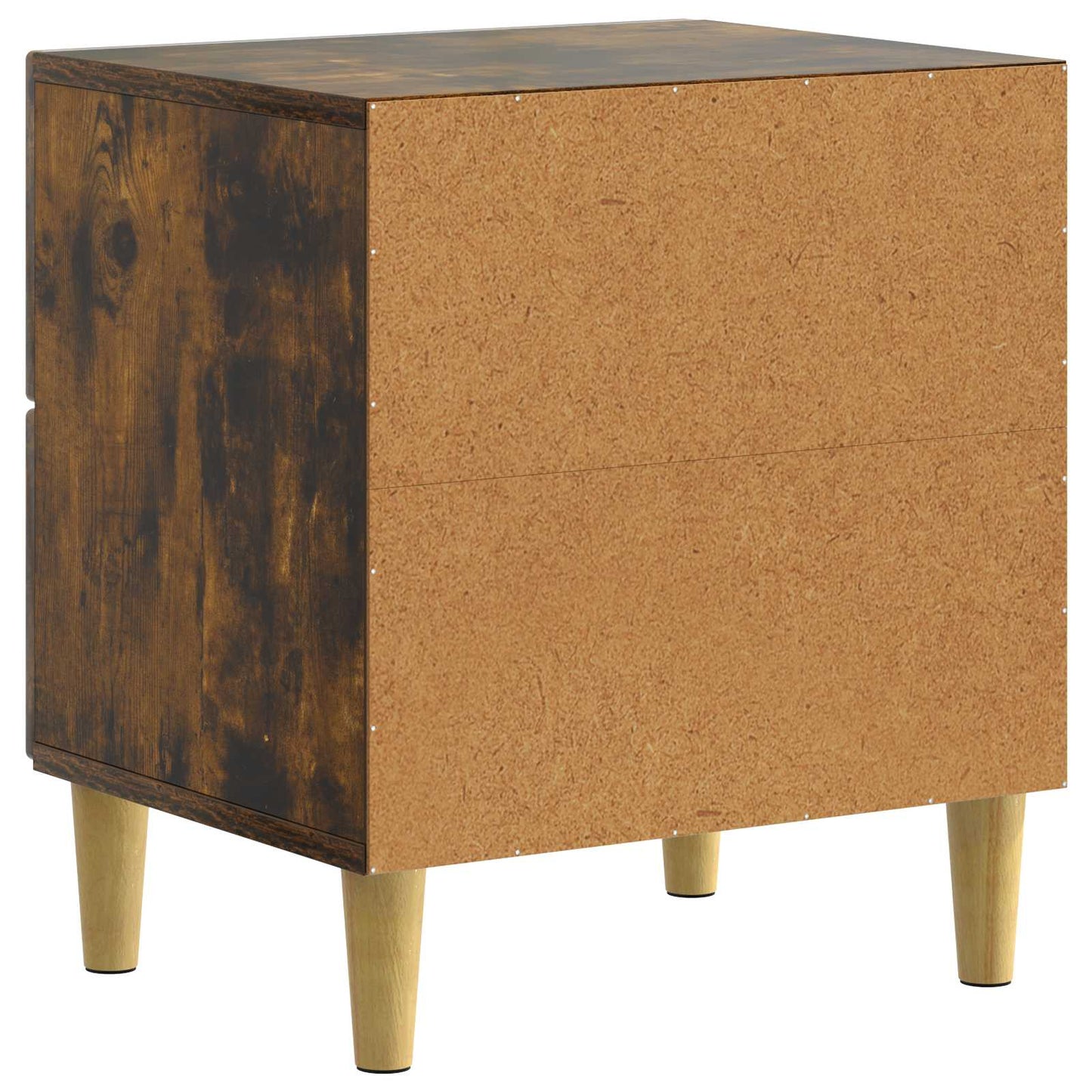 Nattbordskap Røkt Eik 62 x 34,5 x 47,5 cm Konstruert tre
