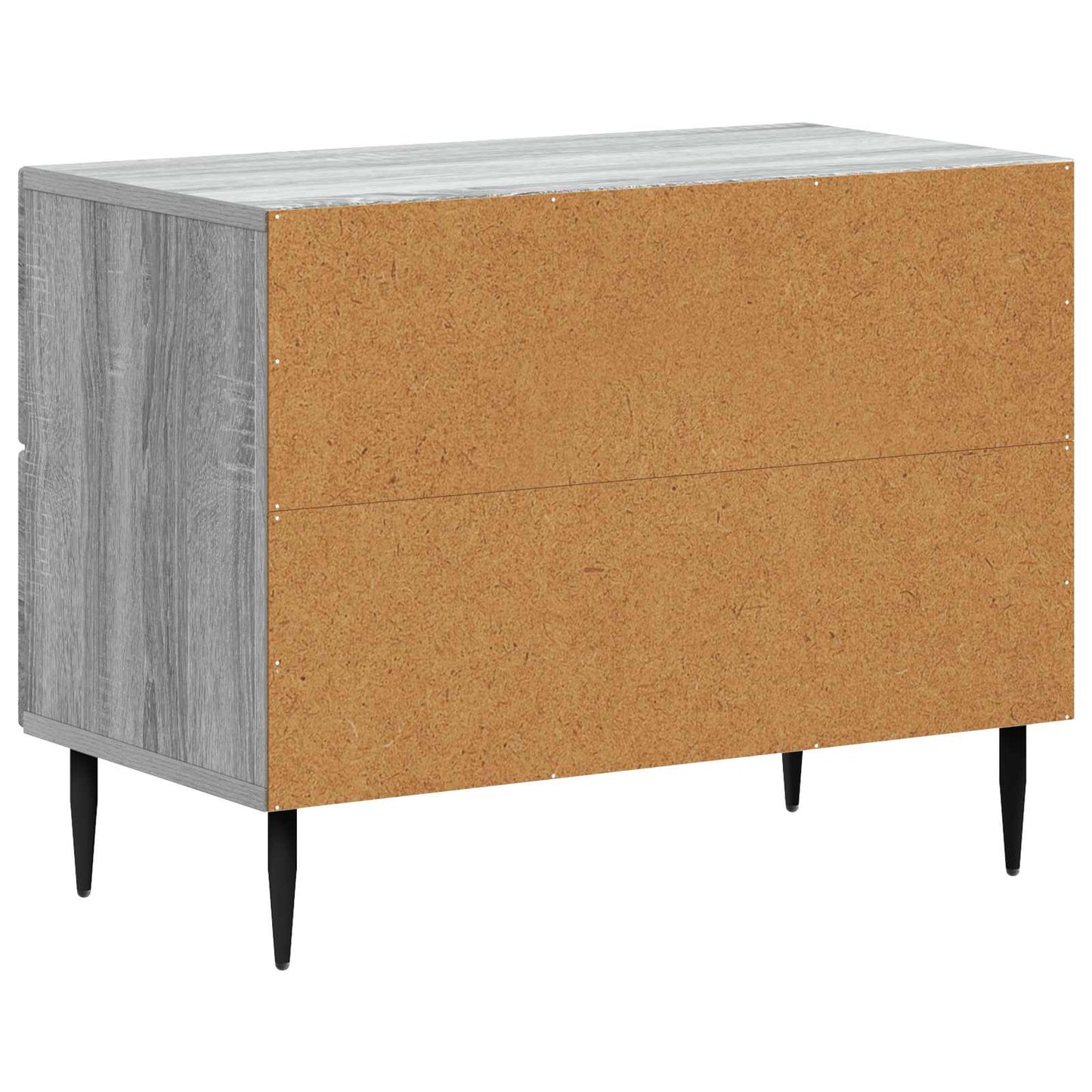Nattbordskap Grå sonoma 62 x 34,5 x 47,5 cm Konstruert tre
