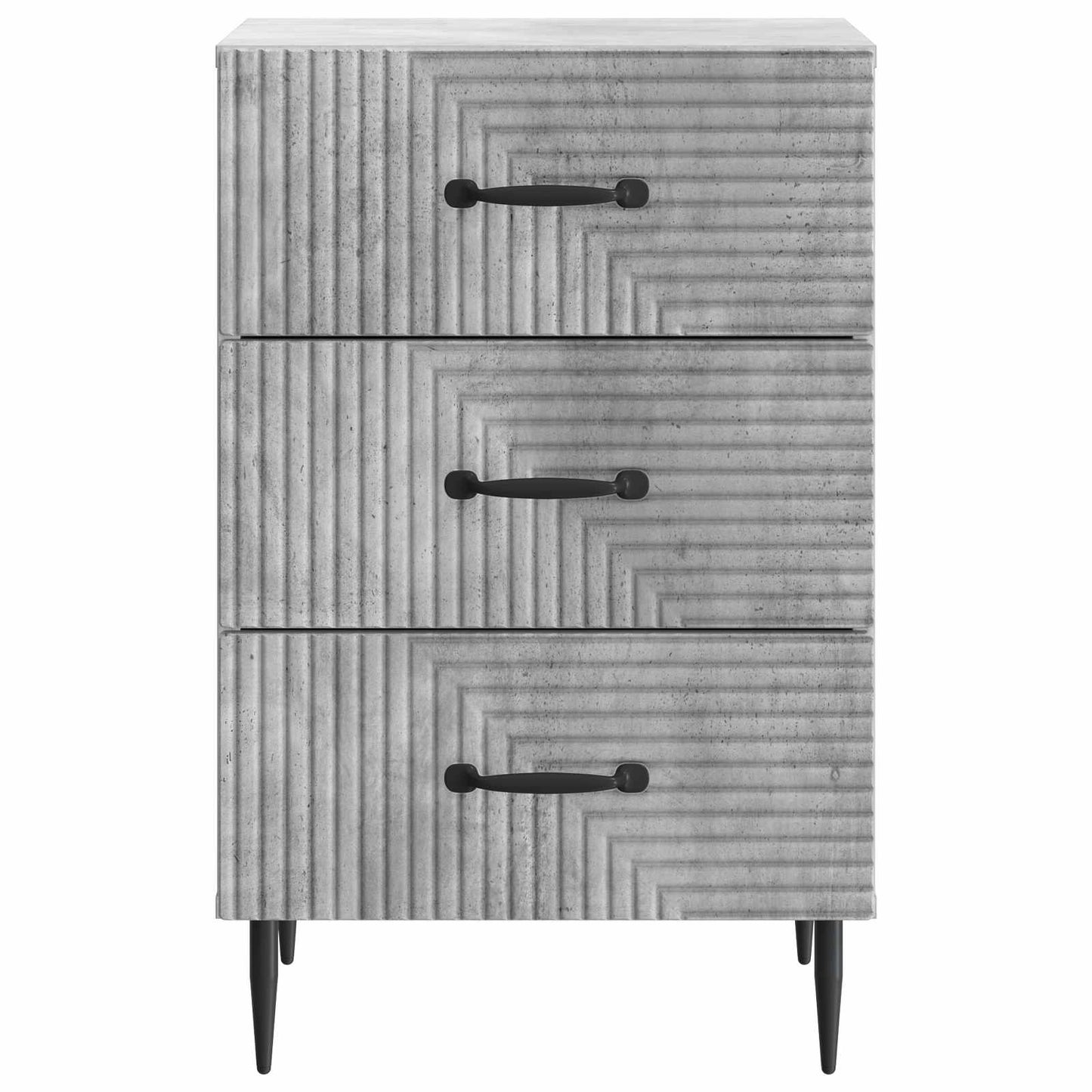 Nattbordskap Betonggrå 43 x 41 x 66,5 cm Konstruert tre